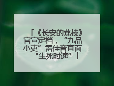 《长安的荔枝》官宣定档，“九品小吏”雷佳音直面“生死时速”