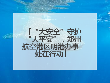 “大安全”守护“大平安”，郑州航空港区明港办事处在行动