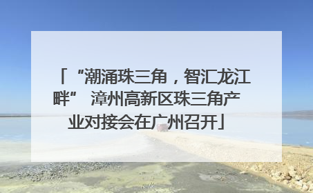 “潮涌珠三角，智汇龙江畔” 漳州高新区珠三角产业对接会在广州召开