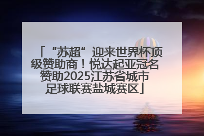 “苏超”迎来世界杯顶级赞助商！悦达起亚冠名赞助2025江苏省城市足球联赛盐城赛区