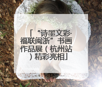 “诗墨文彩·福联闽浙”书画作品展（杭州站）精彩亮相