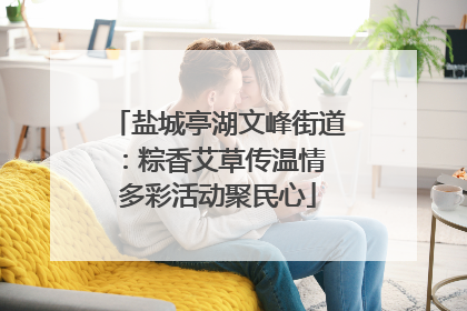 盐城亭湖文峰街道：粽香艾草传温情 多彩活动聚民心