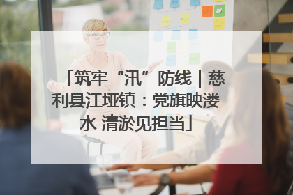 筑牢“汛”防线｜慈利县江垭镇：党旗映溇水 清淤见担当