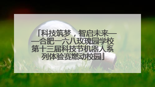 科技筑梦，智启未来——合肥一六八玫瑰园学校第十三届科技节机器人系列体验赛燃动校园