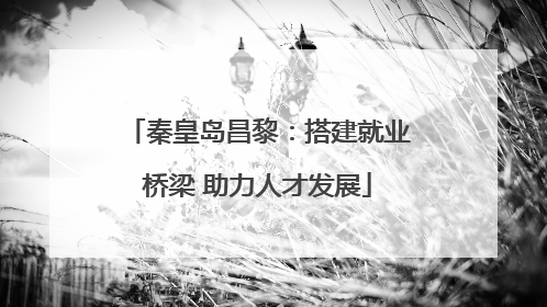 秦皇岛昌黎：搭建就业桥梁 助力人才发展