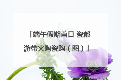 端午假期首日 瓷都游带火陶瓷购（图）