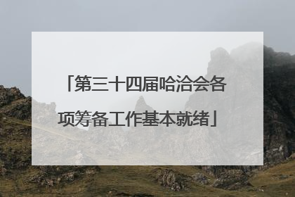 第三十四届哈洽会各项筹备工作基本就绪