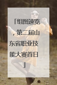 组图速览，第二届山东省职业技能大赛首日