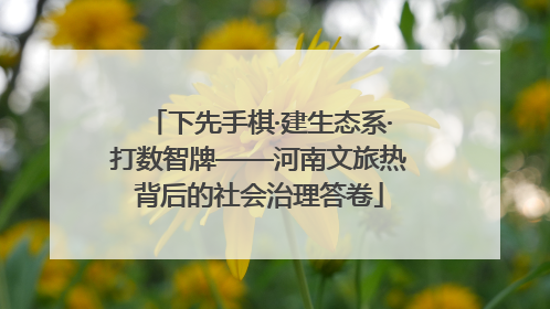 下先手棋·建生态系·打数智牌——河南文旅热背后的社会治理答卷