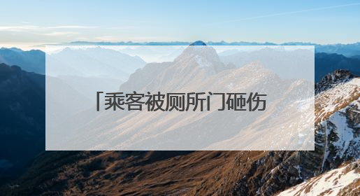 乘客被厕所门砸伤，南京地铁回应