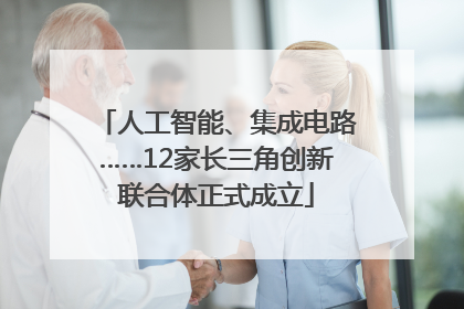 人工智能、集成电路……12家长三角创新联合体正式成立