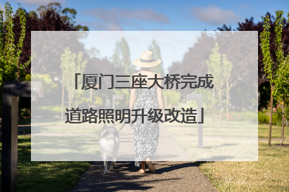 厦门三座大桥完成道路照明升级改造