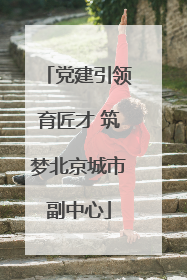 党建引领育匠才 筑梦北京城市副中心