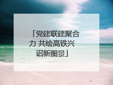 党建联建聚合力 共绘高铁兴诏新图景