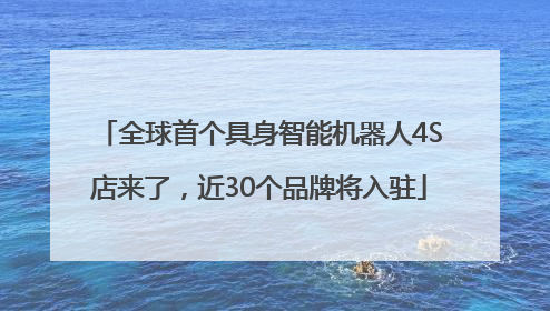 全球首个具身智能机器人4S店来了，近30个品牌将入驻