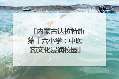 内蒙古达拉特旗第十六小学：中医药文化浸润校园