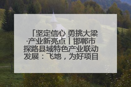 坚定信心 勇挑大梁·产业新亮点丨邯郸市探路县域特色产业联动发展：飞地，为好项目跨域安个家