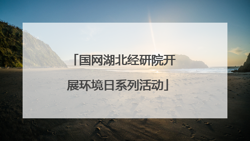国网湖北经研院开展环境日系列活动
