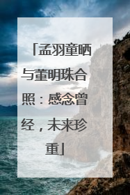 孟羽童晒与董明珠合照：感念曾经，未来珍重