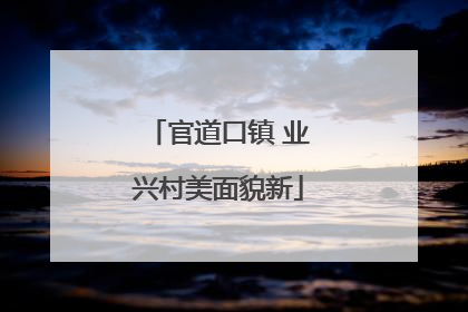 官道口镇 业兴村美面貌新