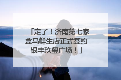 定了！济南第七家盒马鲜生店正式签约银丰玖玺广场！