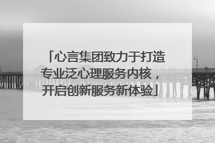 心言集团致力于打造专业泛心理服务内核，开启创新服务新体验