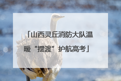 山西灵丘消防大队温暖“摆渡”护航高考