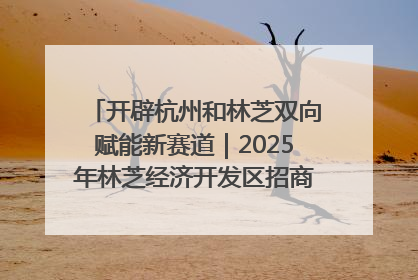 开辟杭州和林芝双向赋能新赛道｜2025年林芝经济开发区招商引资（杭州）推介展销活动在杭举办