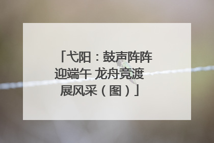 弋阳：鼓声阵阵迎端午 龙舟竞渡展风采（图）