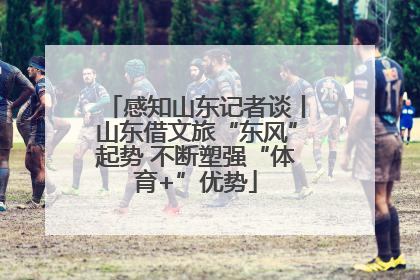 感知山东记者谈丨山东借文旅“东风”起势 不断塑强“体育+”优势