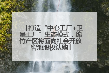 打造“中心工厂+卫星工厂”生态模式，绵竹产区将面向社会开放窖池股权认购