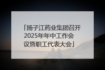 扬子江药业集团召开2025年年中工作会议暨职工代表大会