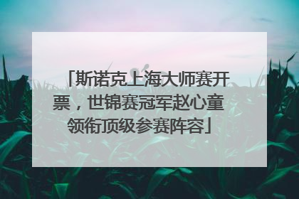 斯诺克上海大师赛开票，世锦赛冠军赵心童领衔顶级参赛阵容
