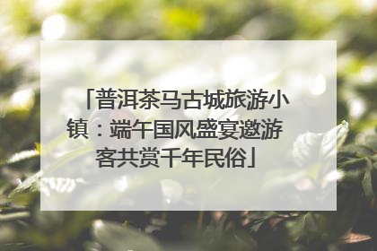 普洱茶马古城旅游小镇：端午国风盛宴邀游客共赏千年民俗