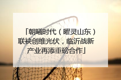 朝曦时代（曜灵山东）联袂创维光伏，临沂战新产业再添重磅合作