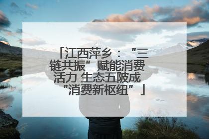 江西萍乡：“三链共振”赋能消费活力 生态五陂成“消费新枢纽”