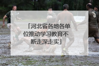 河北省各地各单位推动学习教育不断走深走实