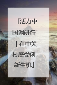 活力中国调研行｜在中关村感受创新生机