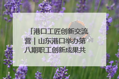 港口工匠创新交流营｜山东港口举办第八期职工创新成果共享交流活动