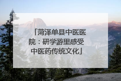 菏泽单县中医医院：研学游里感受中医药传统文化