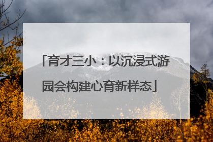 育才三小：以沉浸式游园会构建心育新样态