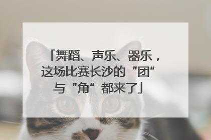 舞蹈、声乐、器乐，这场比赛长沙的“团”与“角”都来了