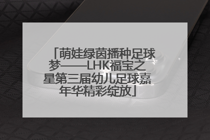 萌娃绿茵播种足球梦——LHK福宝之星第三届幼儿足球嘉年华精彩绽放