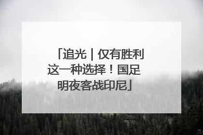 追光｜仅有胜利这一种选择！国足明夜客战印尼