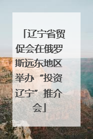 辽宁省贸促会在俄罗斯远东地区举办“投资辽宁”推介会