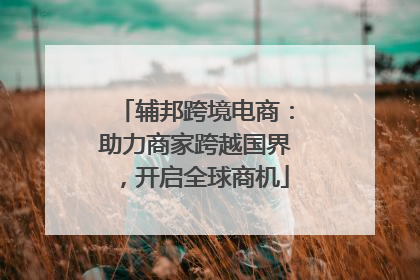 辅邦跨境电商：助力商家跨越国界，开启全球商机