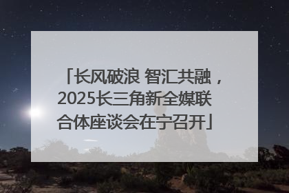 长风破浪 智汇共融，2025长三角新全媒联合体座谈会在宁召开