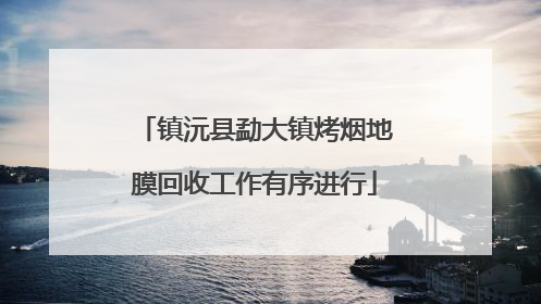 镇沅县勐大镇烤烟地膜回收工作有序进行
