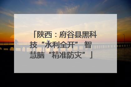 陕西：府谷县黑科技“水利全开” 智慧脑“精准防灾”