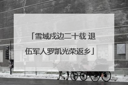 雪域戍边二十载 退伍军人罗凯光荣返乡